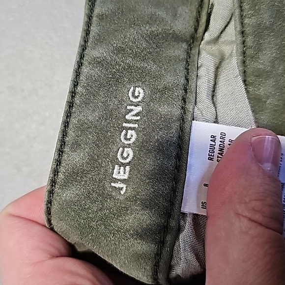 American Eagle Green size 8 360 super stretch jeggings - Picture 7 of 8